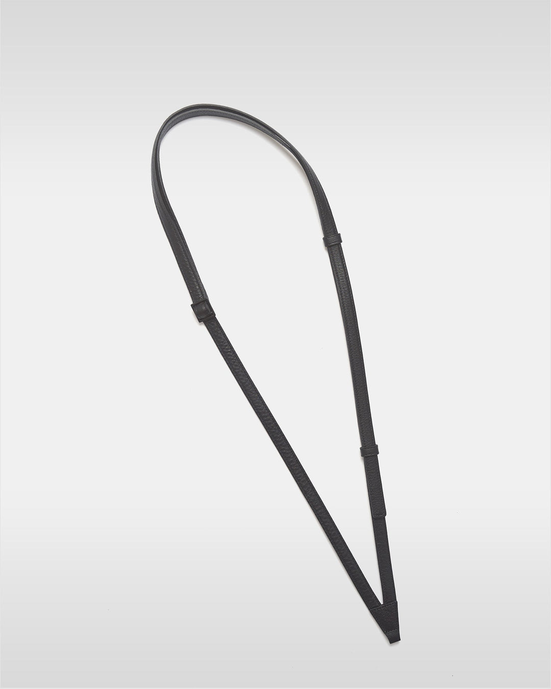 Adjustable Leather Strap Accessory - Black