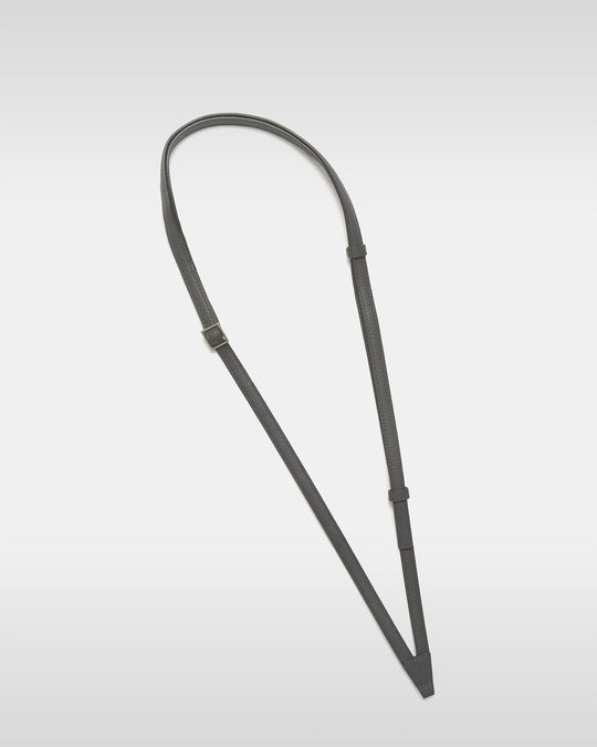 Adjustable Leather Strap Accessory - Gray