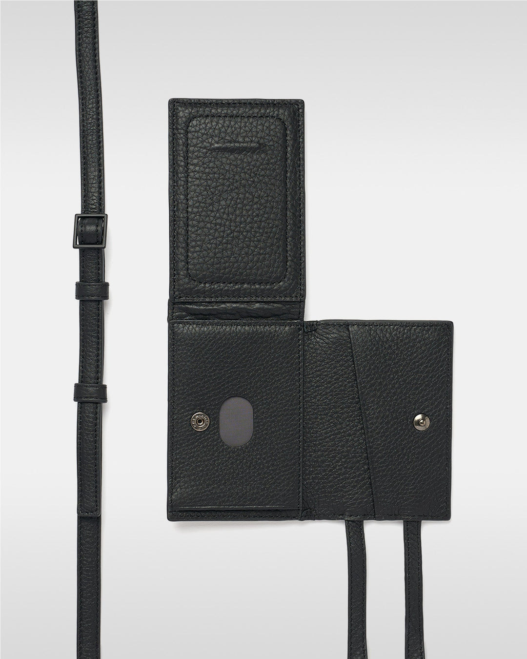 Adjustable Leather Strap Accessory - Black