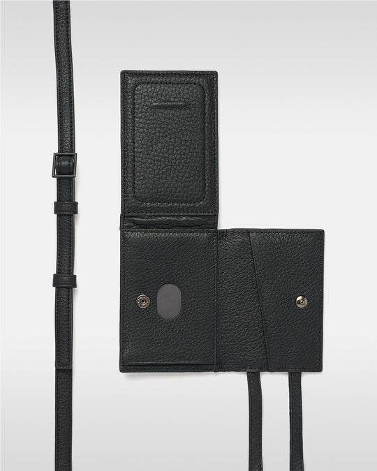 Adjustable Leather Strap Accessory - Black