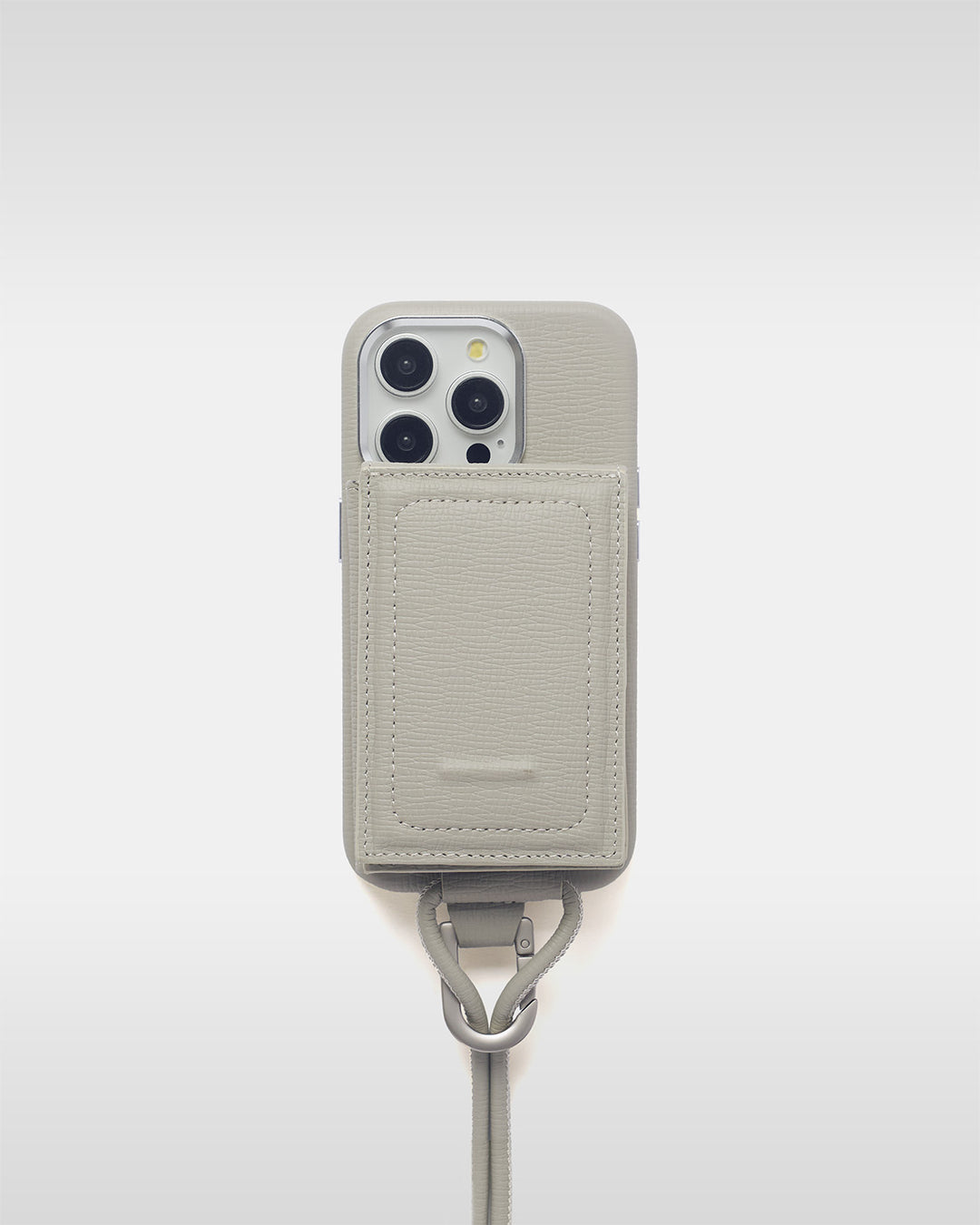 Magsafe iPhone Case + Crossbody Accessories Set - White Beige