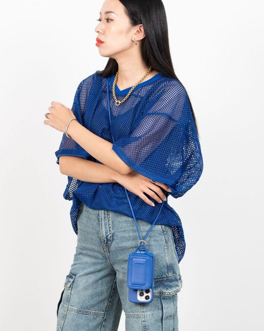 Magsafe iPhone Case + Crossbody Accessories Set - Lapis Blue