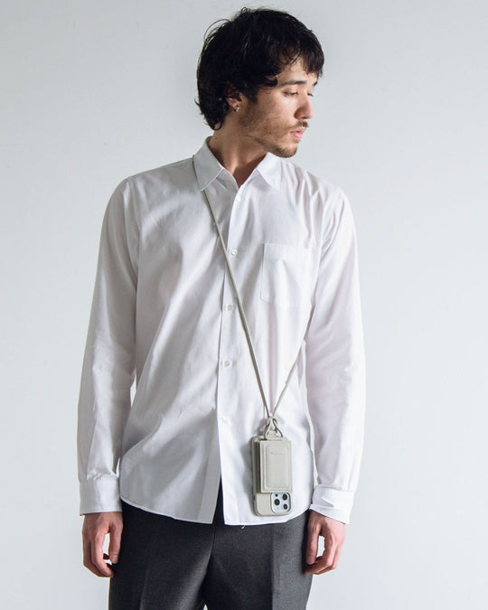 Magsafe iPhone Case + Crossbody Accessories Set - White Beige