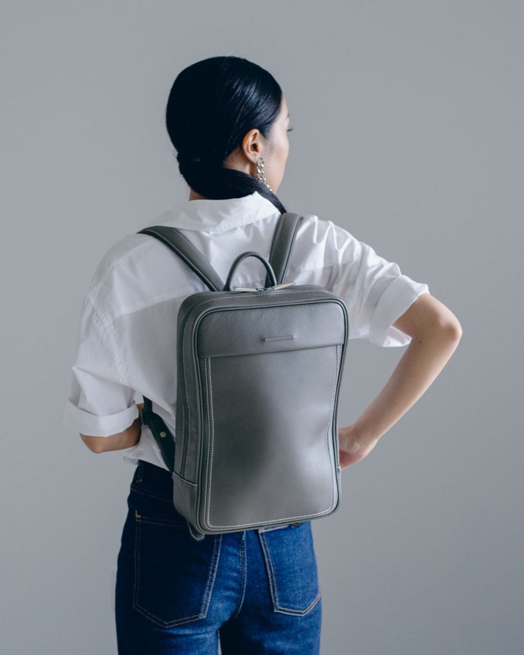 Extra Small Backpack Water Proof Leather Backpack for Macbook - Extra Small